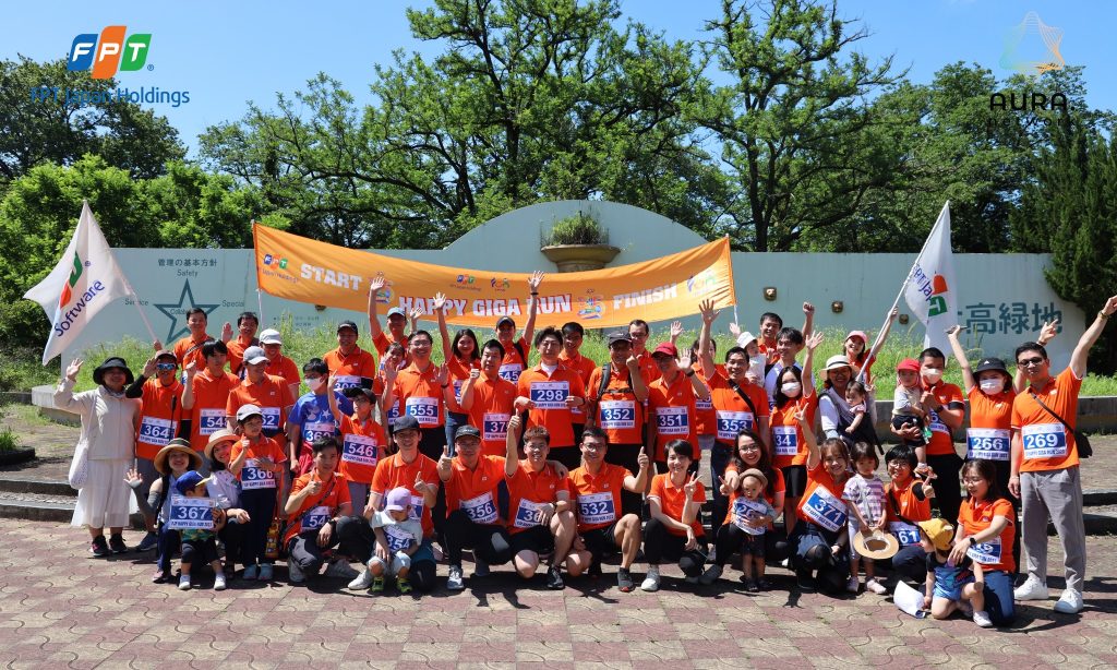 Nearly 200 FJPers and customers attend Happy Giga Run